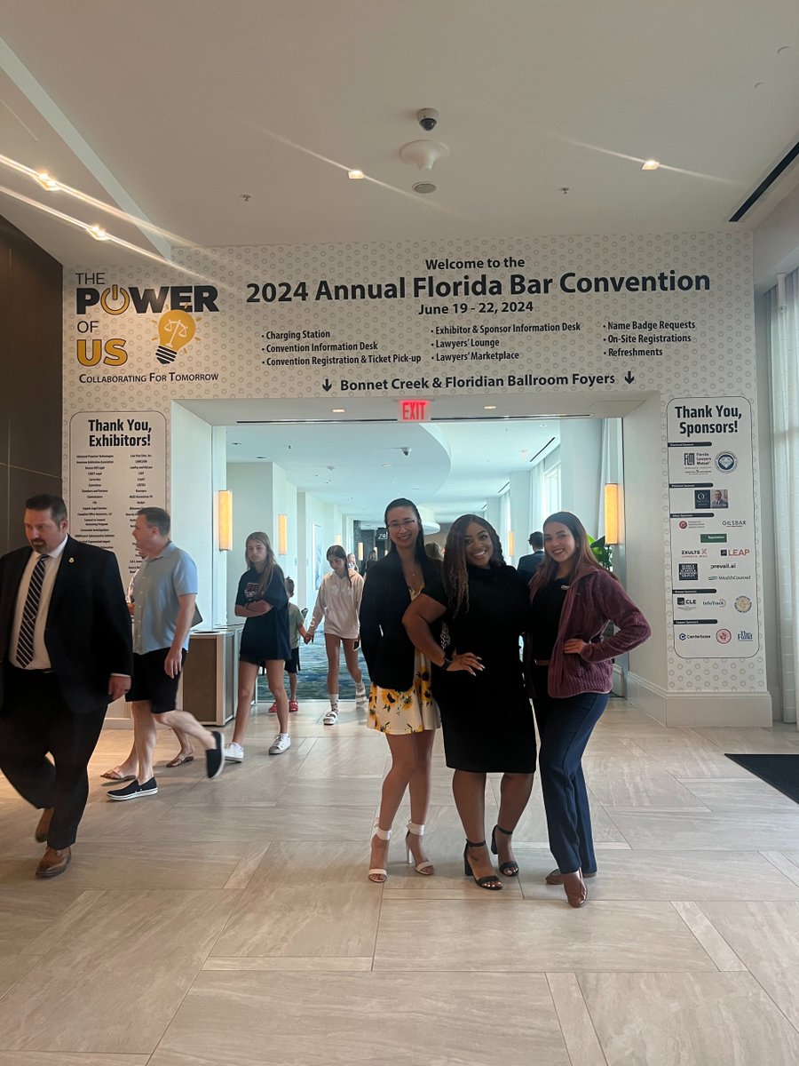 clsmf's tweet image. We had a great time at the 2024 Annual Florida Bar Convention!

#CLSInTheCommunity #FloridaBarConvention #LegalServices #LegalAid