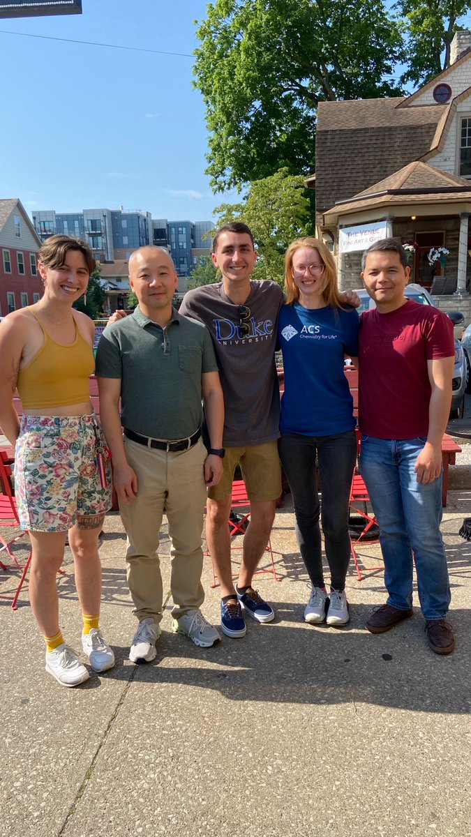 Giedroc Lab (@giedroclab) on Twitter photo The lab was happy to see an old friend, Dr. Zhen Ma, who was one of the group's original graduate students to make the move from Texas A&M to IU! After a post-doc with <a href="/JohnHelmann/">John D. Helmann</a>, Zhen moved to industry where he currently works at Merck studying Bacillus expression systems. The lab was happy to see an old friend, Dr. Zhen Ma, who was one of the group's original graduate students to make the move from Texas A&M to IU! After a post-doc with <a href="/JohnHelmann/">John D. Helmann</a>, Zhen moved to industry where he currently works at Merck studying Bacillus expression systems.