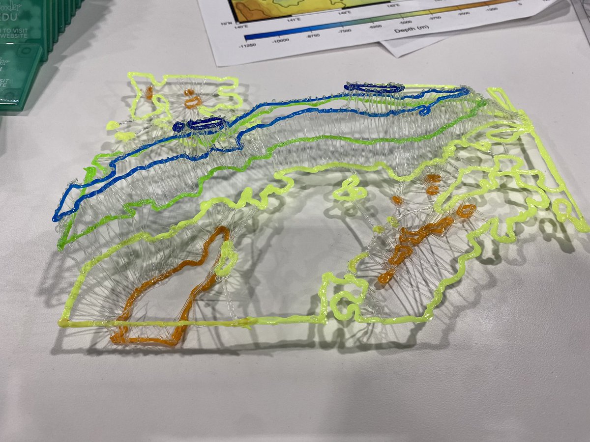 Loved this 3D topographic map model idea using <a href="/3Doodler/">3Doodler</a>!! #ISTELive #STEM #STEAM