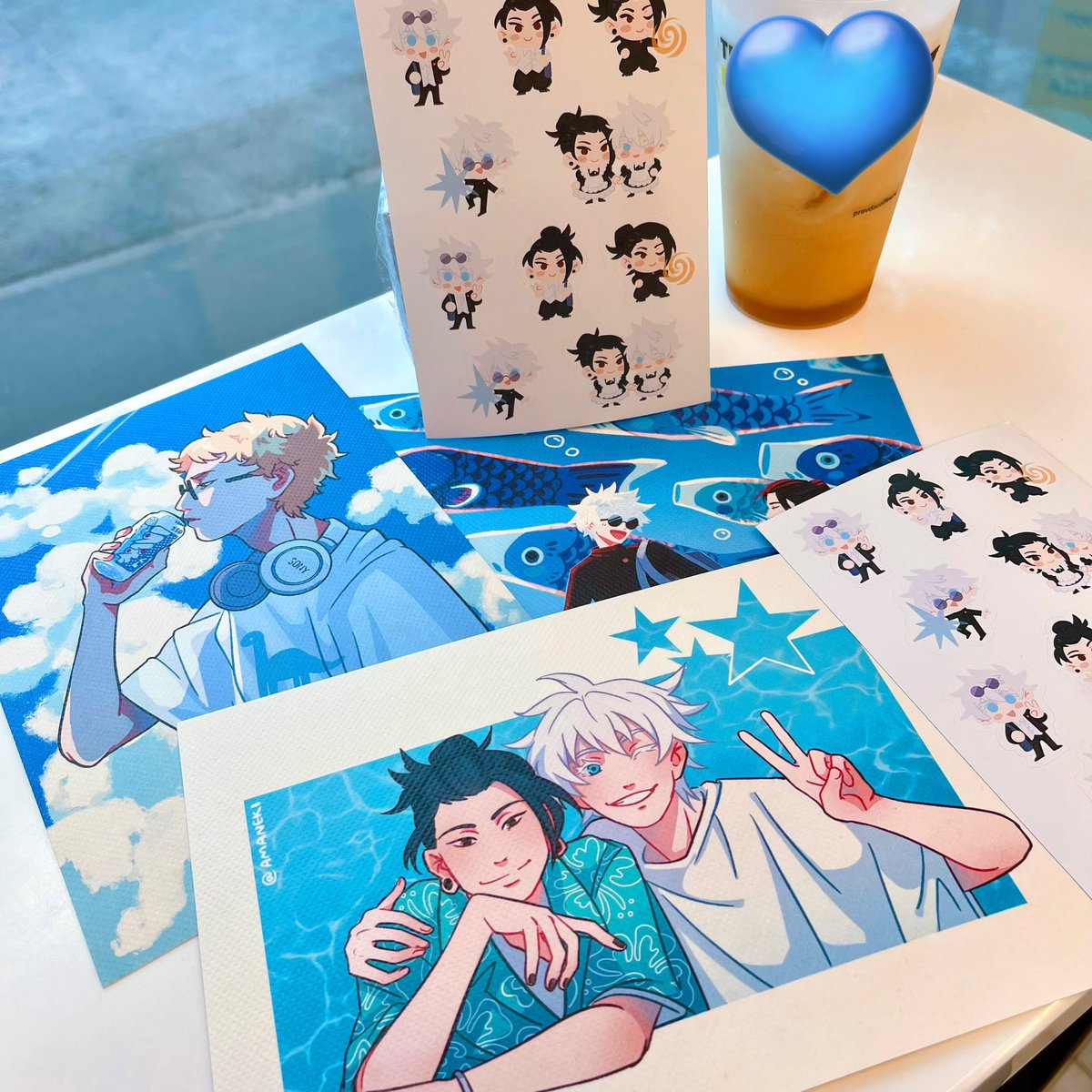 new prints ✌︎('ω')✌︎
#jjk
