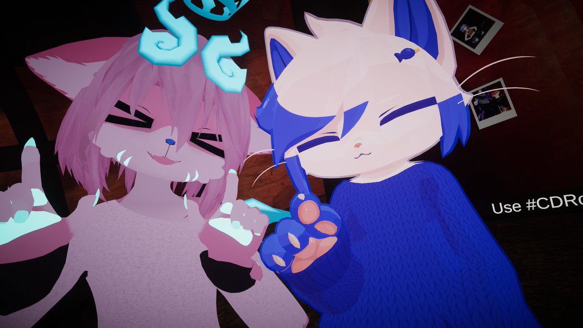 YamikaDesu's tweet photo. It was awesome to have heard @YonKaGor sing live on VRChat! I was so glad to take a photo with you! You have been a great inspiration for my own musical journey!
#VRChat #CDRockfall #VR #Furry #MusicFestival https://t.co/0ynsDmzCxH