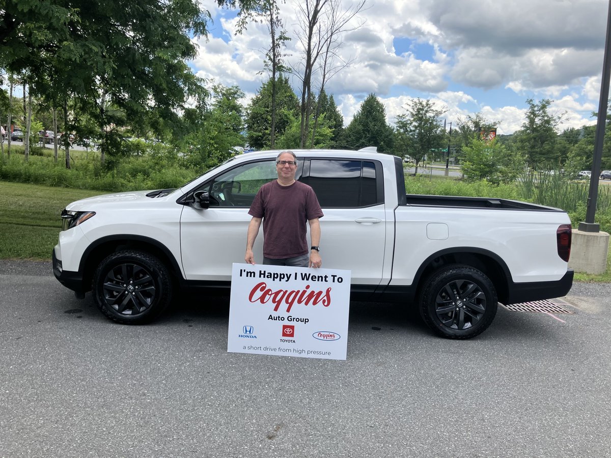 CogginsHonda's tweet image. Gary just took home a New 2024 Ridgeline 💯 we appreciate you business and hope you have a great summer ☀️

#cogginshondaofbennington #southernvt #berkshirecounty #cogginsautogroup #honda #hondagang #deals