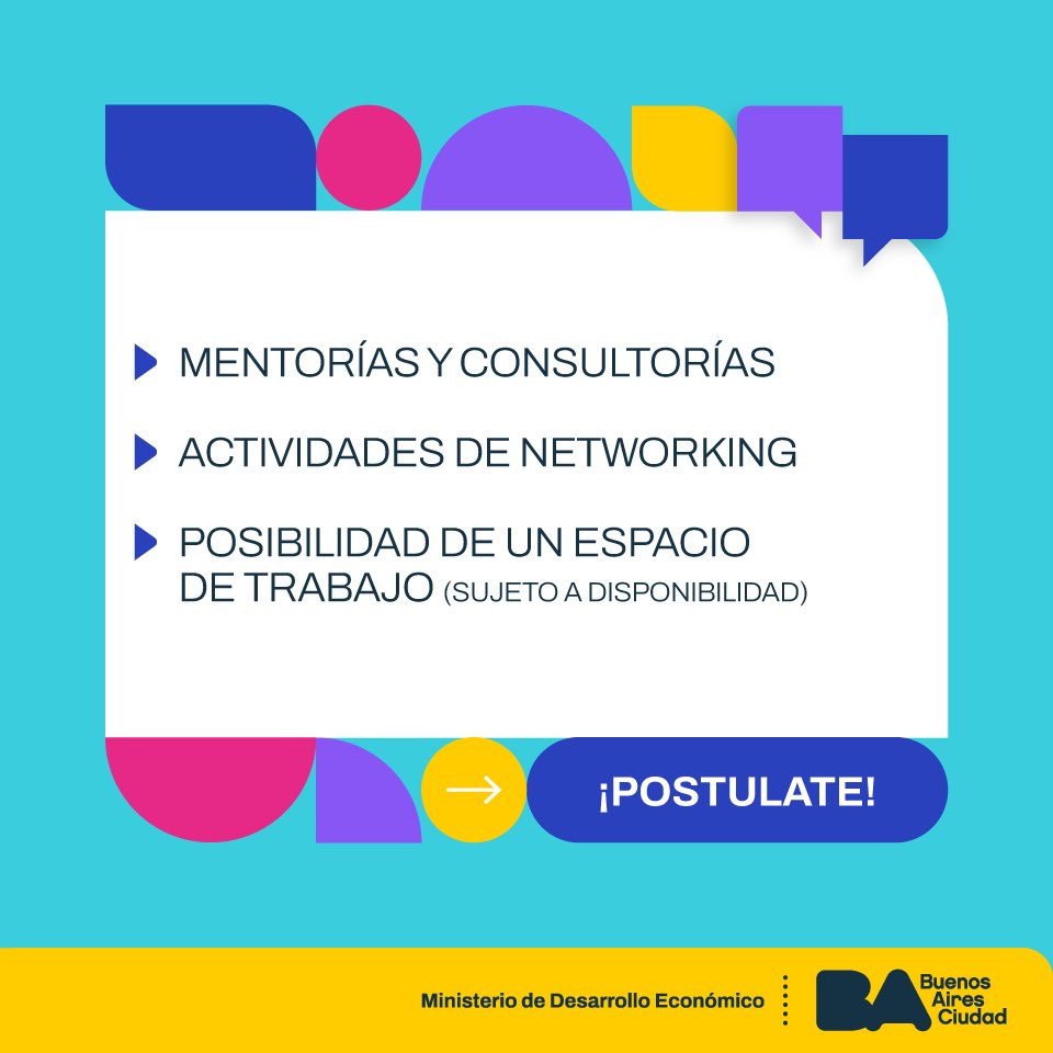 ¡ÚLTIMOS DÍAS PARA ANOTARTE!

🚨 El domingo 30/6 cierra la convocatoria de #IncuBAte. Si tenés una startup innovadora postulate y disfrutá de todos los beneficios que ofrece el programa. 

💻 Anotate ingresando al link en bio.

#BAProductiva