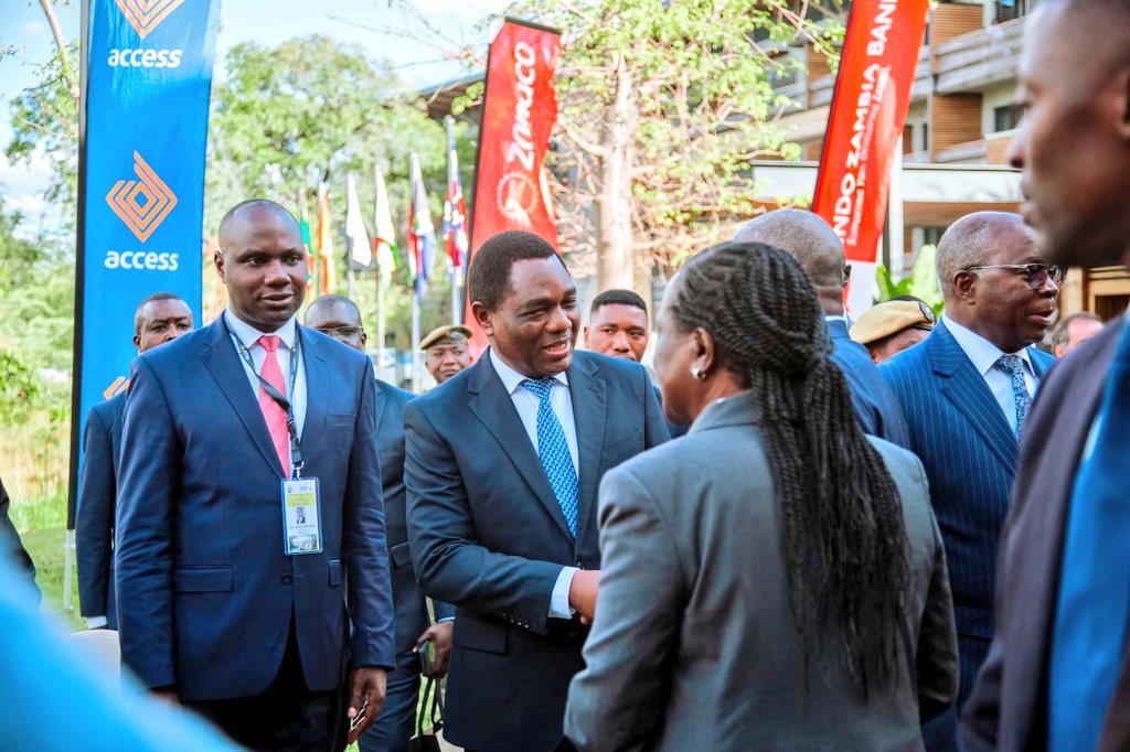 mofpedU's tweet photo. Minister of State for General Duties @henrymusasizi1 has participated in 24th Annual General Meeting (AGM) of the shareholders of the African Trade and Investment Development Insurance (ATIDI) in Livingstone,Zambia.

The President of Zambia H.E Hikainde Hichilema speaking at the AGM called for fair pricing of capital for African countries,adding that Finance Ministers should focus on  reworking risk profiling.

He said African countries are unfairly profiled which costs them high premiums translating into higher costs of capital.
#ATIDI