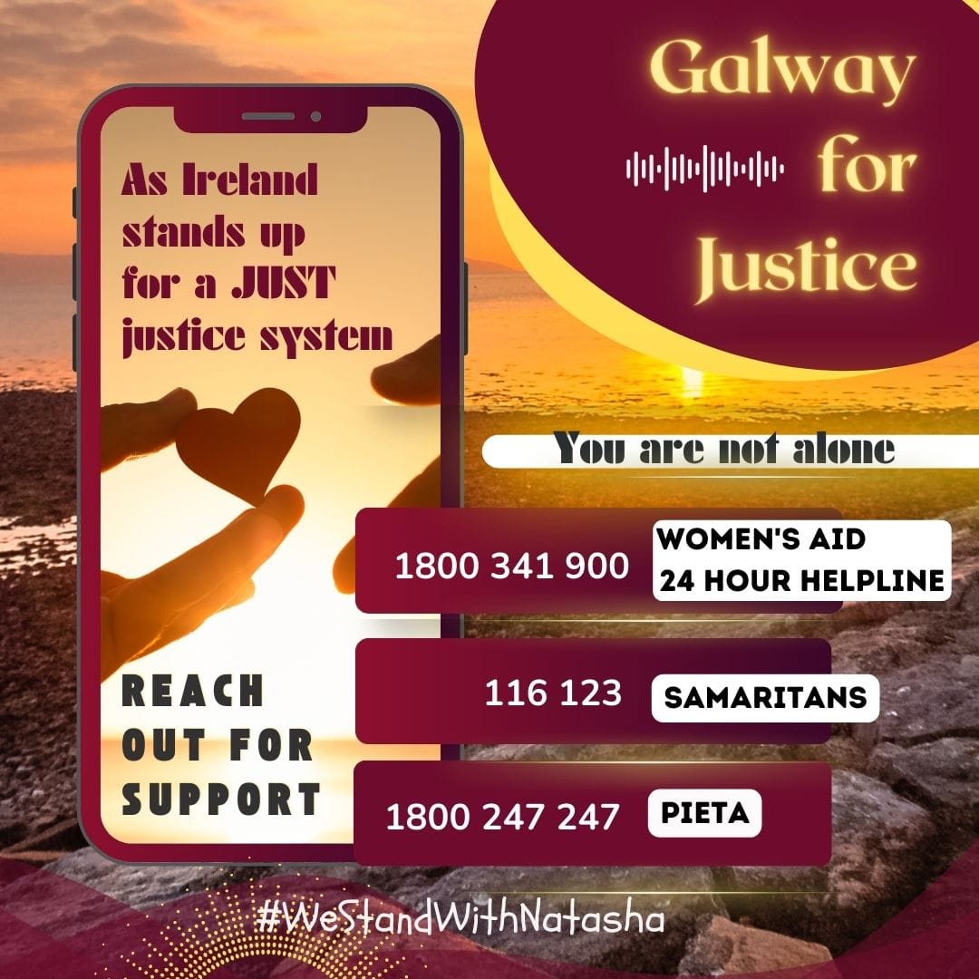 Women’s Aid - 1800 341 900
Samaritans - 116 123
Pieta - 1800 247 247