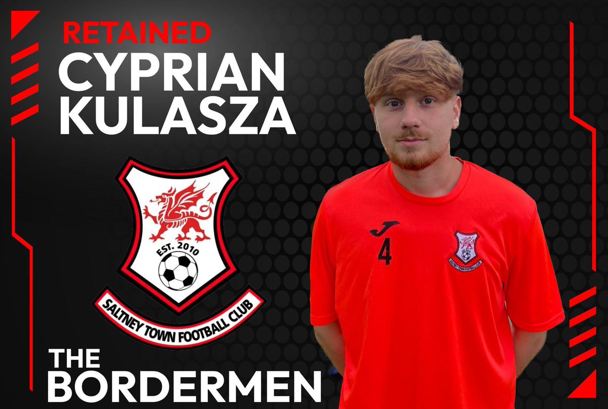 Saltneytownfc's tweet photo. 🚨🚨Retained Player🚨🚨
Next up is Cyprian! Another having his first season in the senior game - Smooth operator who loves a tackle - Not a man of many words but he does his talking with his feet #Cypper 🔴⚫️ https://t.co/i8iQLZ3amU