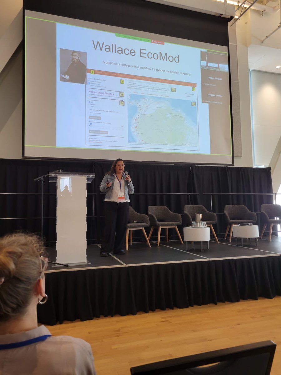 andrepazv's tweet photo. So happy to have presented #WallaceEcoMod at #NACCB2024 and our efforts to co-create this app with conservation practitioners and to provide training and materials in multiple languages ! @marye_blair @SCBNorthAmerica https://t.co/4n4islL4CB