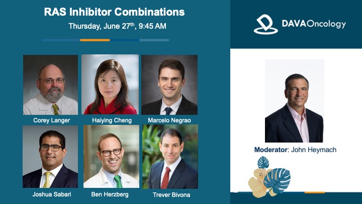 DAVA Oncology (@davaonc) on Twitter photo Starting Now: RAS Inhibitor Combinations
Moderated by: Dr. John Heymach <a href="/MDAndersonNews/">MD Anderson Cancer Center</a>
#DAVAHawaiiLung Starting Now: RAS Inhibitor Combinations
Moderated by: Dr. John Heymach <a href="/MDAndersonNews/">MD Anderson Cancer Center</a>
#DAVAHawaiiLung