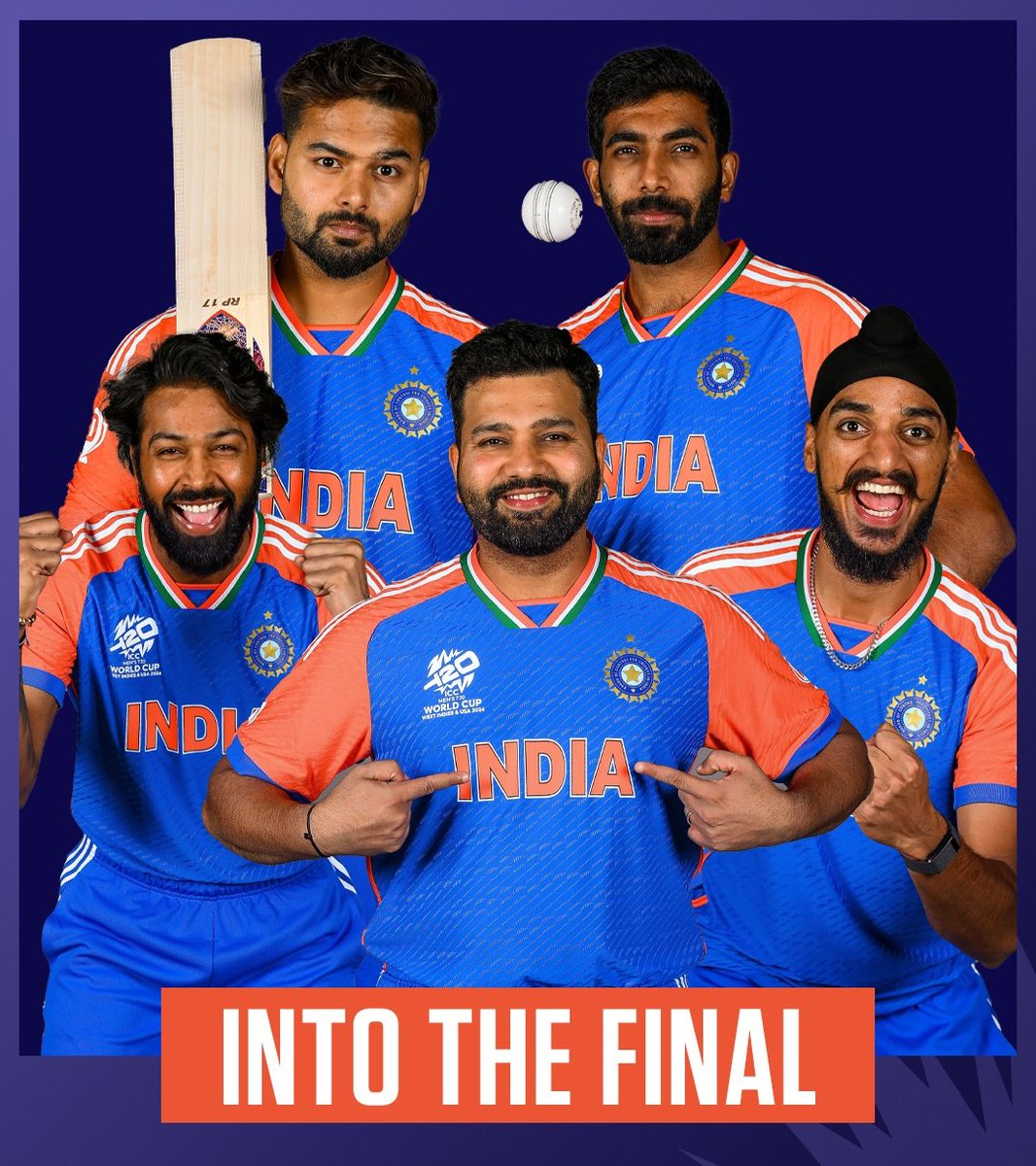 GopalAarya's tweet photo. @anilkumble1074 @imkuldeep18 India in t20 wc final after 10 years. Well done team India 💪 https://t.co/CgvhIc0iVf