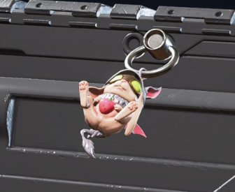 my dudes just out here perineum sunning for a weapon charm