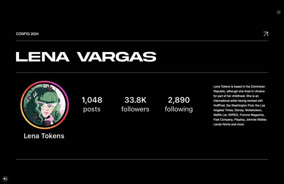 feIIuah's tweet photo. had fun watching emonee's talk at #Config2024! love her for keeping it real how she gets the job and even able to address making creative spaces much safer. watching her talk feels like a joy to work with her &amp; it's so nice to gain a new artist to follow with lena vargas :D https://t.co/kZHN8PE922