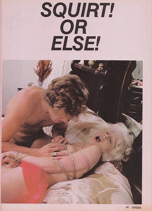 Angel Cash &amp; John Holmes in the November 1984 issue of Juggs. https://t.co/rzcOKJKA02