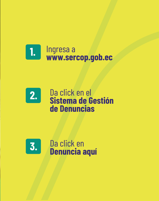 SERCOPec's tweet photo. ¡Juntos resolvemos! Conoce paso a paso cómo realizar una denuncia en el SERCOP.

🚨 Recuerda que abrir un expediente de investigación, no implica una aceptación de la misma.

Denuncia ingresando a ➡️ https://t.co/O0oB9qOw5W https://t.co/gdWdmEnl9o