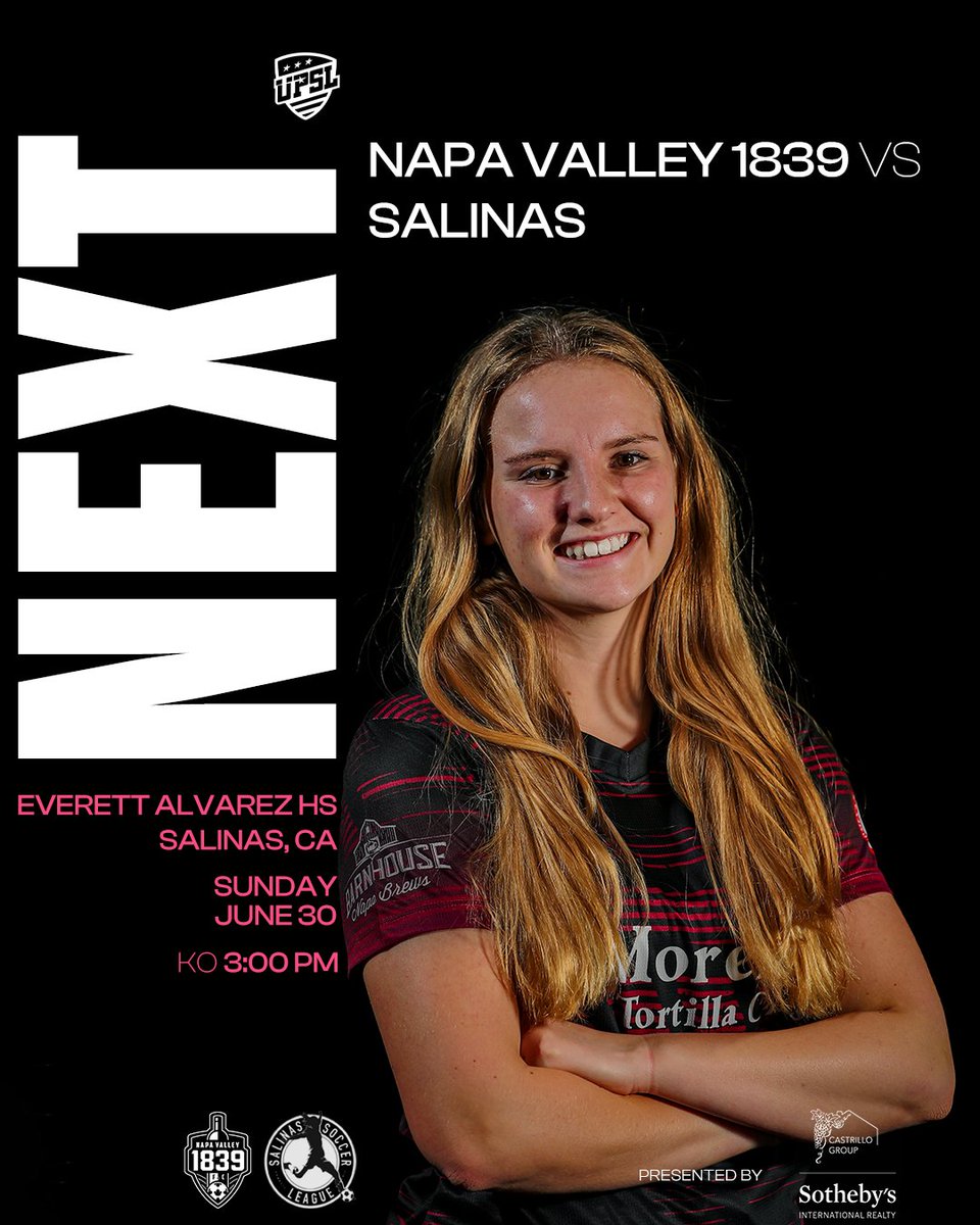Golden Gate Conference Semi-Final this upcoming Saturday VS San Ramon FC.

KO 7 pm at Dodd Stadium -Justin Siena HS.

Support your local team, let’s pack Dodd Stadium👊🏽💚

Women will be on the road Saturday and Sunday!

#NV1839FC #VamosNapa