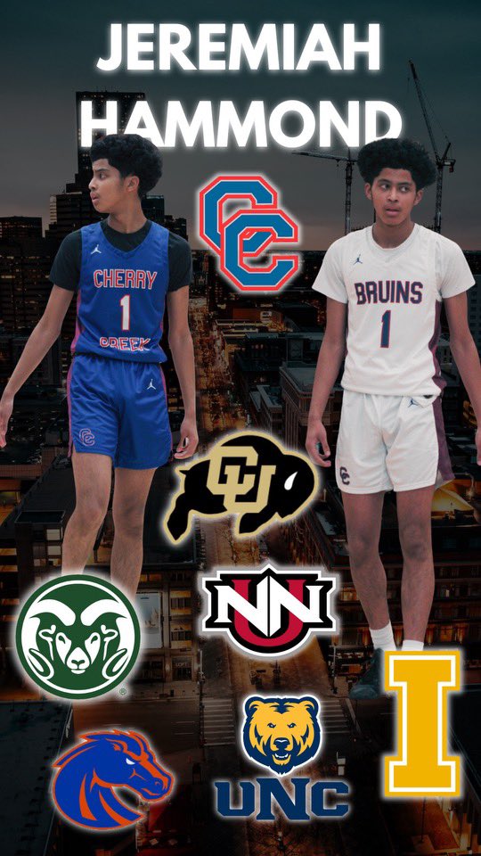 Cherry Creek Boys Basketball (@ccboysbball) on Twitter photo Jeremiah Hammond has been playing some great basketball this spring and summer. This has brought some schools of interest. Keep working Jeremiah and we are excited to see where your recruitment lands you. <a href="/247recruiting/">247Sports Recruiting</a> <a href="/Jhammond_2026/">Jeremiah Hammond</a> Jeremiah Hammond has been playing some great basketball this spring and summer. This has brought some schools of interest. Keep working Jeremiah and we are excited to see where your recruitment lands you. <a href="/247recruiting/">247Sports Recruiting</a> <a href="/Jhammond_2026/">Jeremiah Hammond</a>