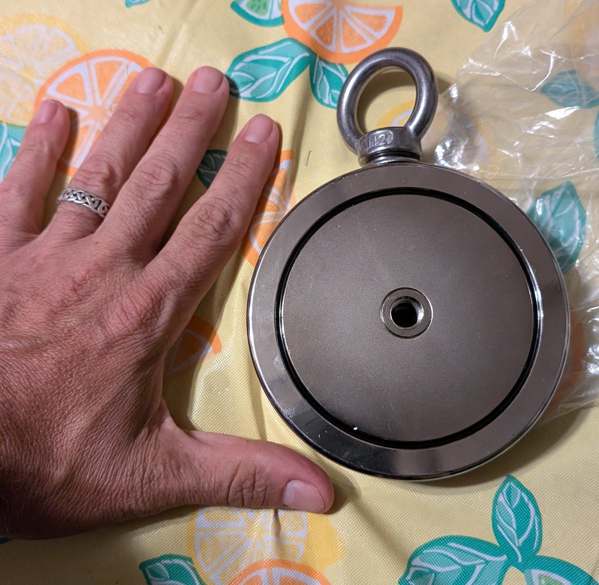 DLGenealogist's tweet photo. Anyone have any idea what I have next to my hand? My birthday gift from my sister. #GoingFishing https://t.co/FONjH5E9oA