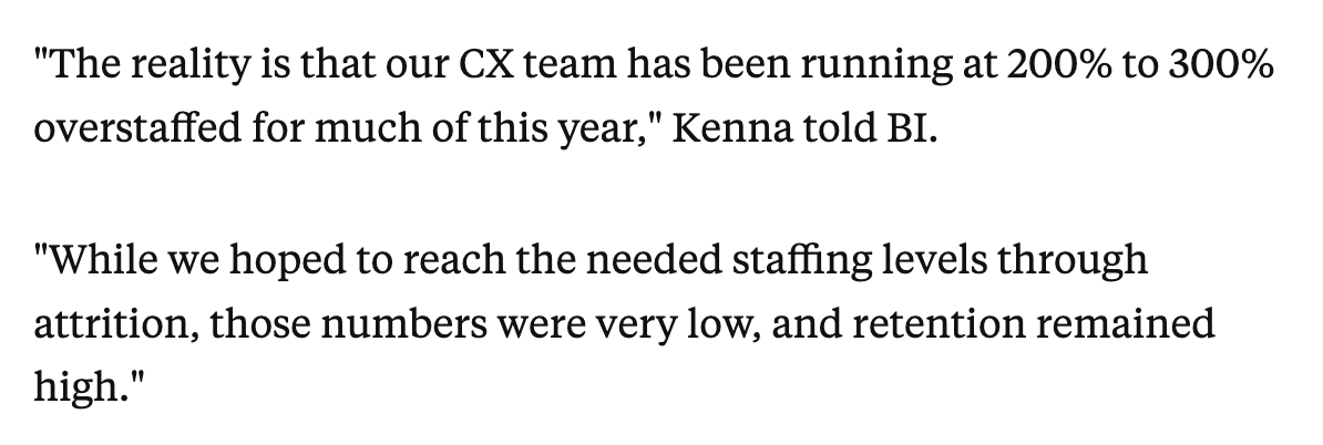 Patagonia tells 90 staff they have to move (with $4k relo) or quit. They have three days to decide.

Why the sudden RTO? The company says the quiet part out loud: We overhired.

businessinsider.com/patagonia-cx-s…