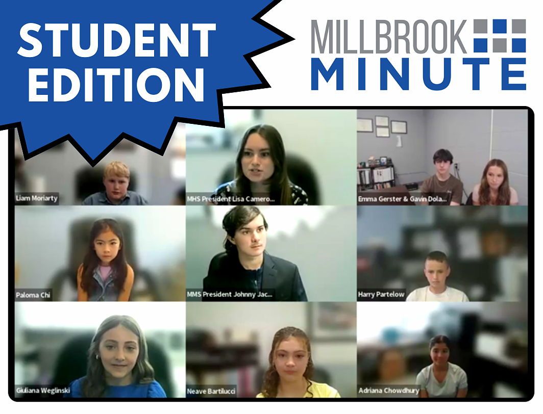 MCSD students took over the Millbrook Minute for this last week of the 2023-24 school year -- and what a delightful takeover it was! Check out this special student edition of the Millbrook Minute here: buff.ly/3VLHAEW#MCSDCo… #goblazers