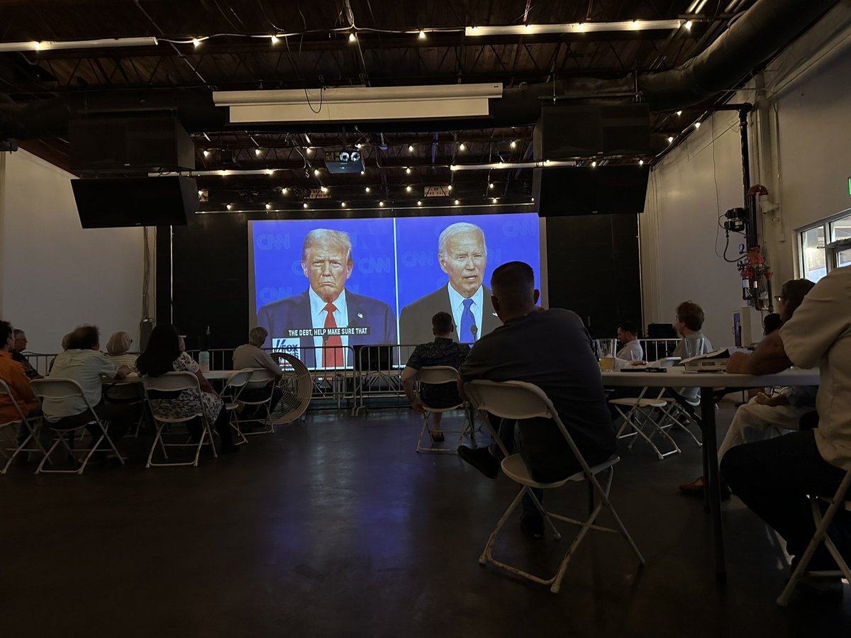 GDWilkins's tweet image. Watching the debate with fellow @ALGOP @realDonaldTrump Trump is so strong and Biden can hardly stay awake in the debate. We need Trump more than ever. #MAGA #GOPDebate #Trump2024 #alpolitocs