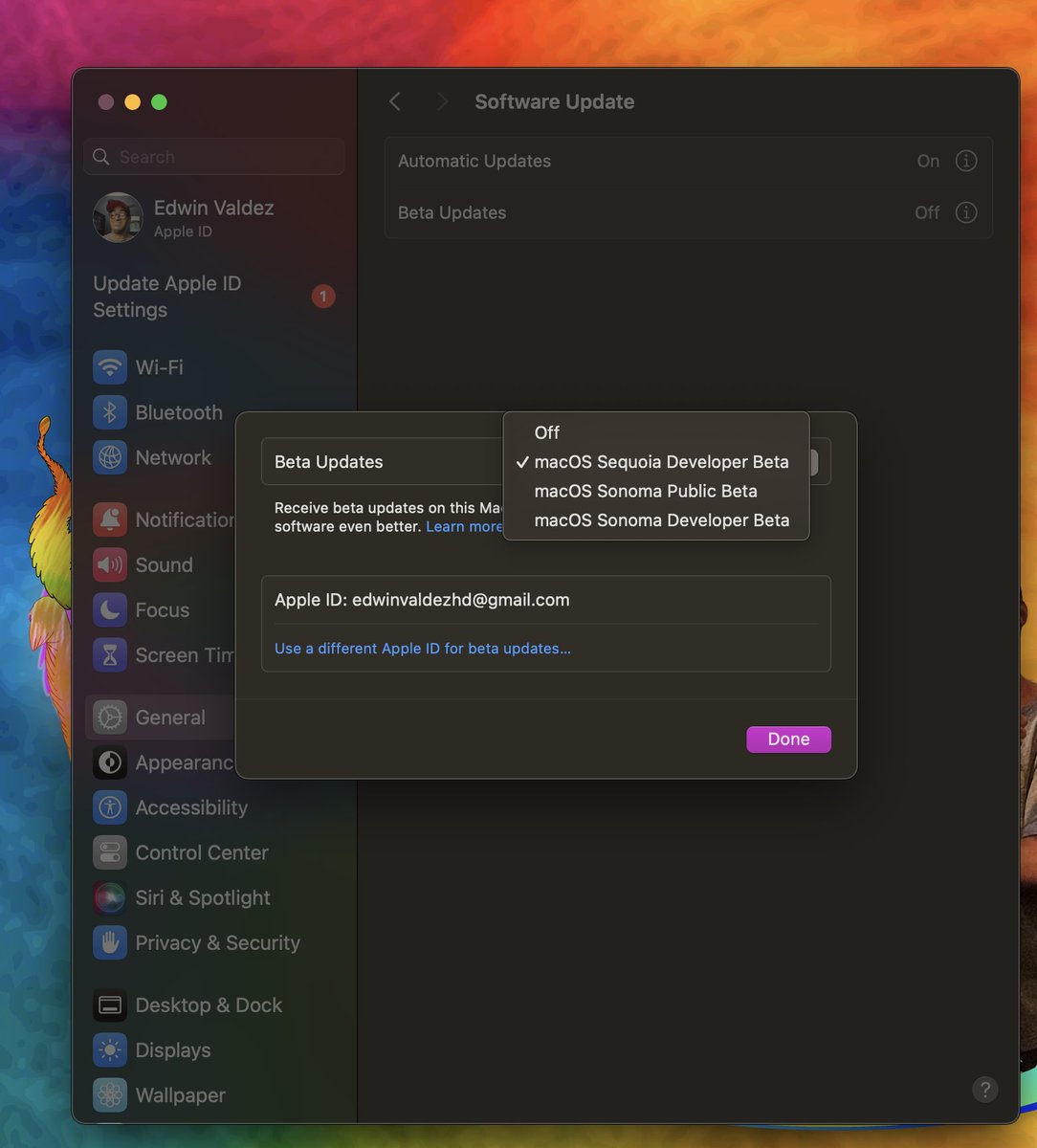 EdwinValdezEXD's tweet image. Apple Automatic Updates NEW! Go!
macOS Sequoia 15 Beta 2
15.0 - 6.83 GB

Please let us barbecue here visit and macOS Sequoia Developer Beta

#apple #automaticupdates #macOS #sequoia #beta #macOSsequoia15