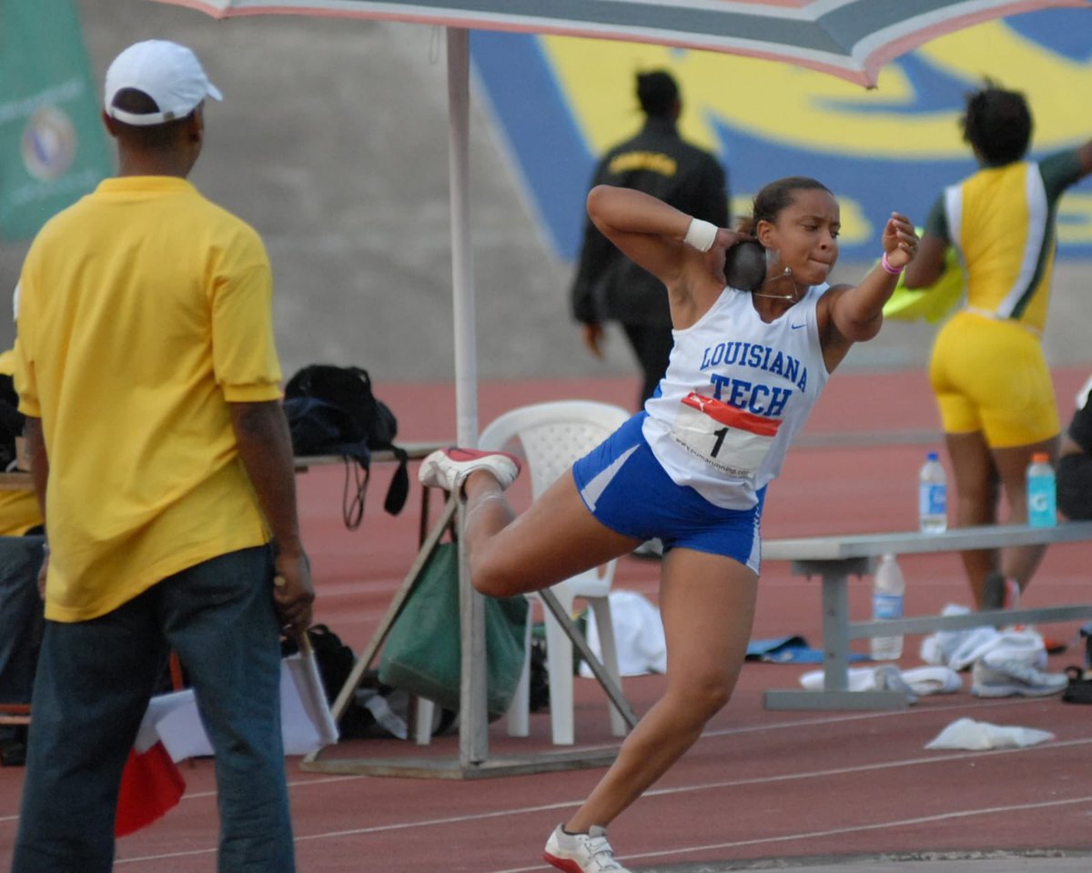 njma85's tweet photo. In the words of @realpaulreid “On this day in History” … Me competing at the Jamaica Trials a few years ago lol yes a few years. Thanks for the memory Paul #latechtf https://t.co/iBnb31Ok66