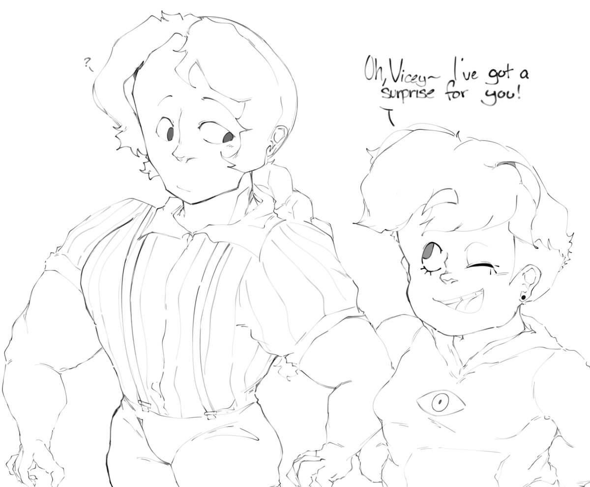 OpitomyofStupid's tweet photo. (1/7) "Surprise!"
I'll finish the rest of the pages for the comic later but this is what I've got so farrr #Skullgirls #Skulldudes #Hungern #Vice https://t.co/9cBtKtG0Wc
