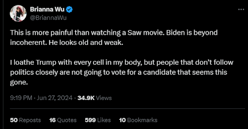charliekirk11's tweet photo. Joe Biden is collapsing in real time. https://t.co/cDPZ1Sne0J
