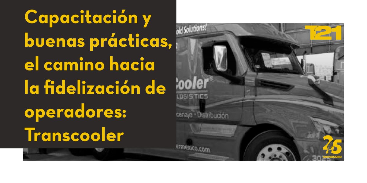 GrupoT21's tweet image. 🚛Hoy el negocio de los transportistas no solo es mover camiones o cajas, se trata de generar acciones que fomenten el bienestar de los operadores.

t21.com.mx/capacitacion-y…

Por @Liznomas #GrupoT21 #Terrestre #Operadores @the_IRU @Transcooler