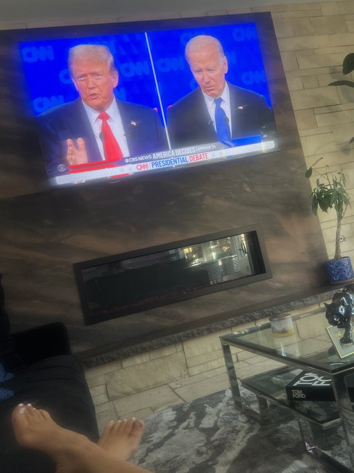 How did Biden agree to this Debate 🤣 Trump is hammering him on all accounts   #MAGA 🇺🇸 https://t.co/<a href="/tag/maga"class="tags"><span>#maga</span></a>