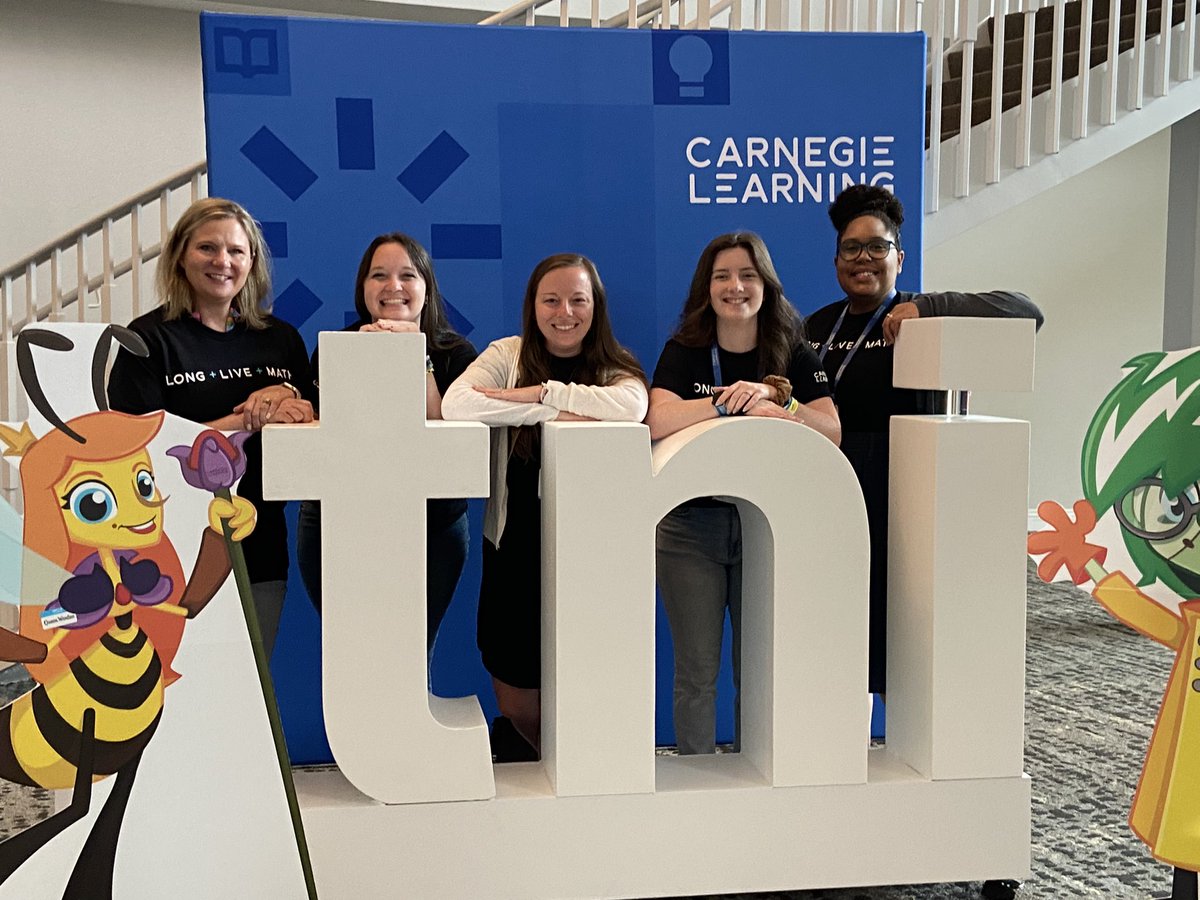 MsColeburn's tweet photo. Hi everyone, meet the best of Greenville, SC… AKA my new best friends. @carnegielearn @CJIhme @MarloweJulie #longlivemath #TNI2024 https://t.co/7gD1HxzjVo