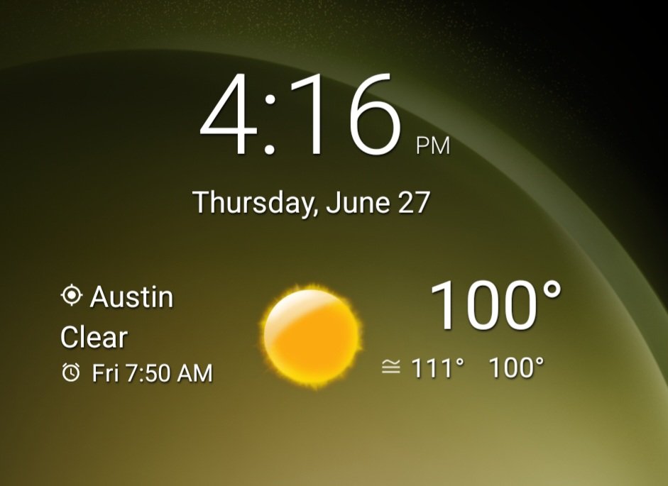 Feels like 111° 🥵🥵