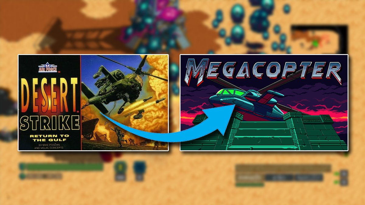Megacopter: Blades of the Goddess is a new game inspired by the well-known Strike series (Desert Strike, Jungle Strike and etc.). I highly recommend giving this one a go if you enjoy those kinds of games!

Vid👉youtu.be/swc2euZF8jo
<a href="/megacoptergame/">Megacopter</a>