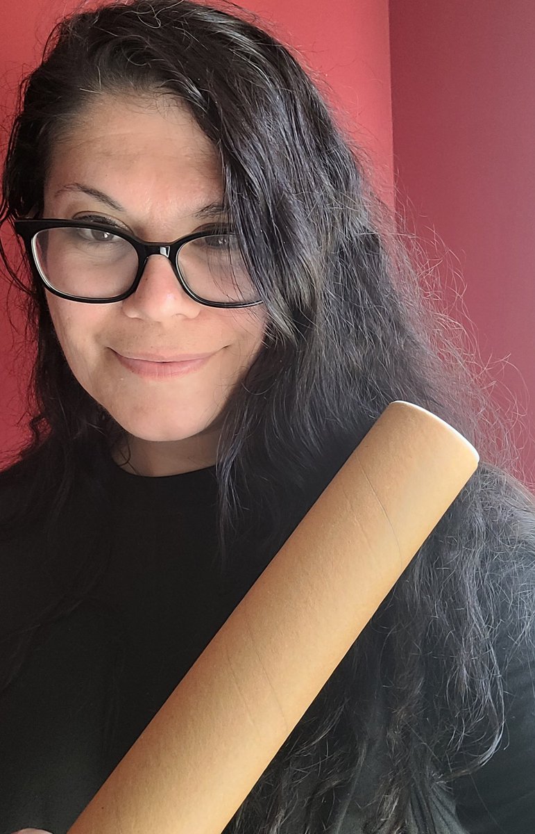 MariaD_Artdrops's tweet photo. The ball started rolling again with the Bookmark Artists Collective  🎨 
We finally begun our collaborative journey with  the artist Amanda Mears and her Leaving Earth  Project.

We will work on a piece all together  and ship this to each other ❤️
#art #live #love #Sustainability https://t.co/sTve2d3WwQ
