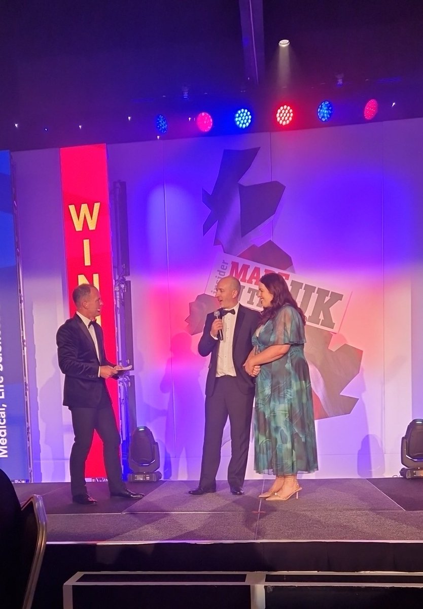 The Medical, Life Sciences and Healthcare Award is James Leckey Design from Northern Ireland #insidermadeinuk