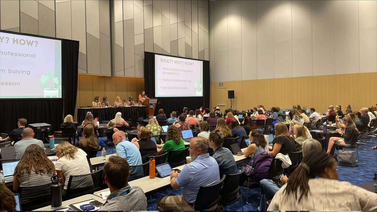 Had a blast at #ISTE2024 sharing our approach to 15-minute coaching sessions for educators! 🚀 It’s all about establishing trust and creating safe spaces for growth.<a href="/msptechteach/">Ms P</a> #EdTech #PD"
