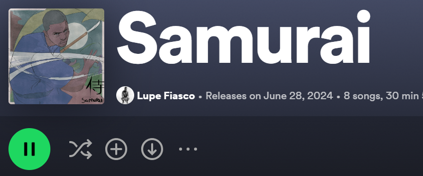 Lupe Fiasco new album is beautiful

You excited to spin this?