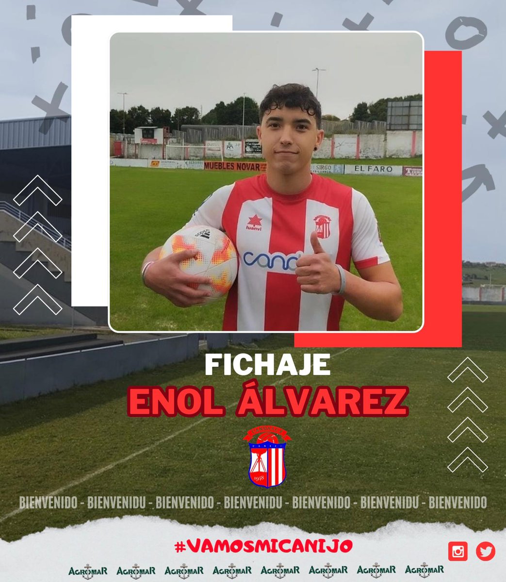 CandasCFoficial's tweet photo. #Fichajes #CandásCF Temporada 24/25 Bienvenido al club Enol !! #PrimeraAF #fútbolasturias #NosVemosEnLaMata https://t.co/Q906Arxr1J