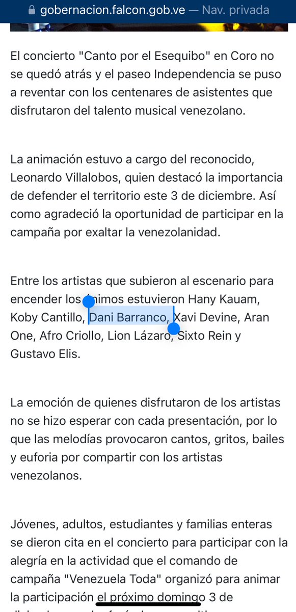 AlexaGomezDos's tweet photo. @VVperiodistas_ Pasando agachada con nuestra bandera de 7 estrellas y entre opositores que algunos ni pueden volver al país, después que llamó a votar por el Esequibo y no pela un festival del mostacho fest . Mi humilde aporte. https://t.co/vrwEm9BDsX