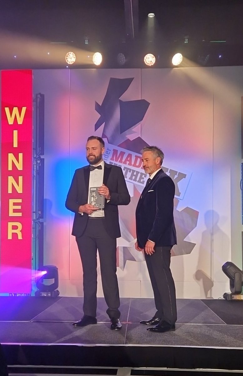 The Manufacturing Start up Award goes to the North West's Evec. #insidermadeinuk