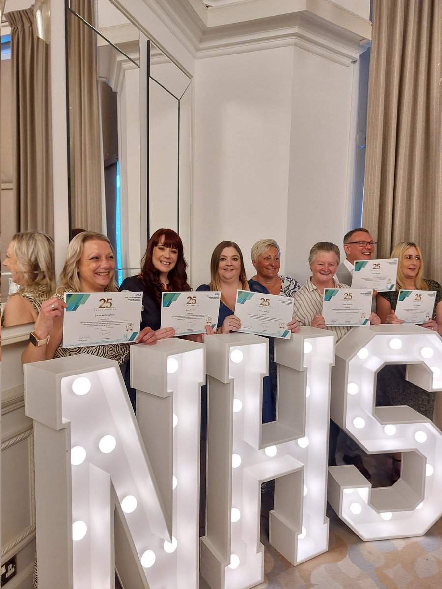 provaking's tweet image. 25 years in the NHS. Definitely a job that's getting harder, and certainly won't get easier when Farage or Sweeting try to sell it. Well done to all.