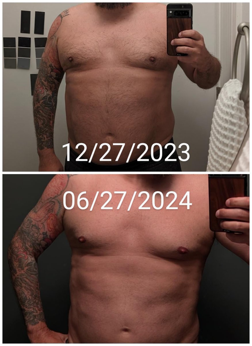 bgetsbetter's tweet image. Today marks 6 months since I decided to change my life. I've lost 52 pounds and gained some amazing Internet friends along the way.
Huge thanks to everyone who encouraged me in ways great and small along the way. I truly appreciate each and every one of you.
(Reposting because…
