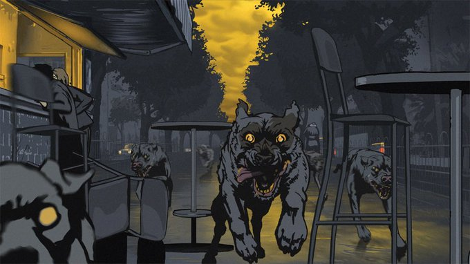 Gibboanxious's tweet photo. The Top 5 Movie Dream Sequences:

5. Seven-eyed goat Jesus (Altered States)
4. Arm through the grave (Carrie)
3. 26 vicious dogs (Waltz With Bashir)
2. The Man In Me  (The Big Lebowski)
1. Nazi demons (An American Werewolf in London)
#DreamSequences #MovieDreamSequences https://t.co/gg4ap83S6S