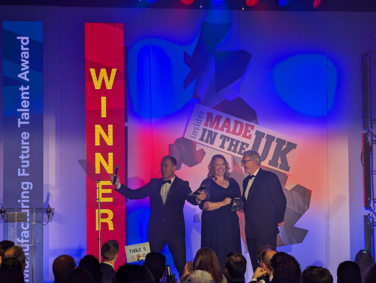 IAC_Group's tweet photo. We're proud to have won the Manufacturing future talent award at the #InsiderMadeinUK 2024 awards.

Our apprenticeship and trainee schemes are incredibly important to our success and this award is testament to that https://t.co/RMYQuQD1JC