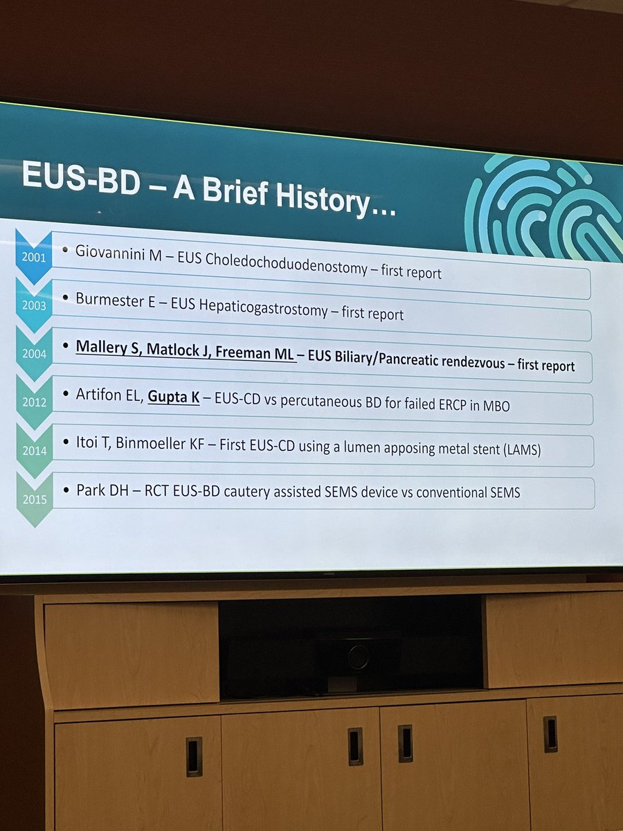 BilalMohammadMD's tweet photo. Interventional #EUS masterclass today at @UMN_GIHep Grand Rounds w @m_arain1 from #CIE  Advent Health, Orlando🔥🔥

✅ Selecting EUS RV vs EUS BD
✅ EUS HG Vs anterograde stent placement
✅ PD access
✅ EUS GB access https://t.co/1IjiuI6zGB