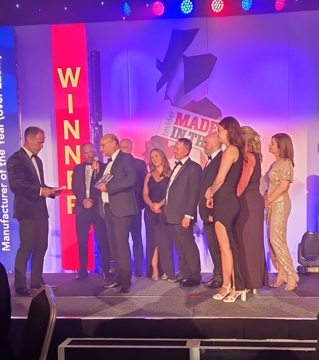 Taking the Manufacturer of the Year trophy back to the South East is COOK. #insidermadeinuk