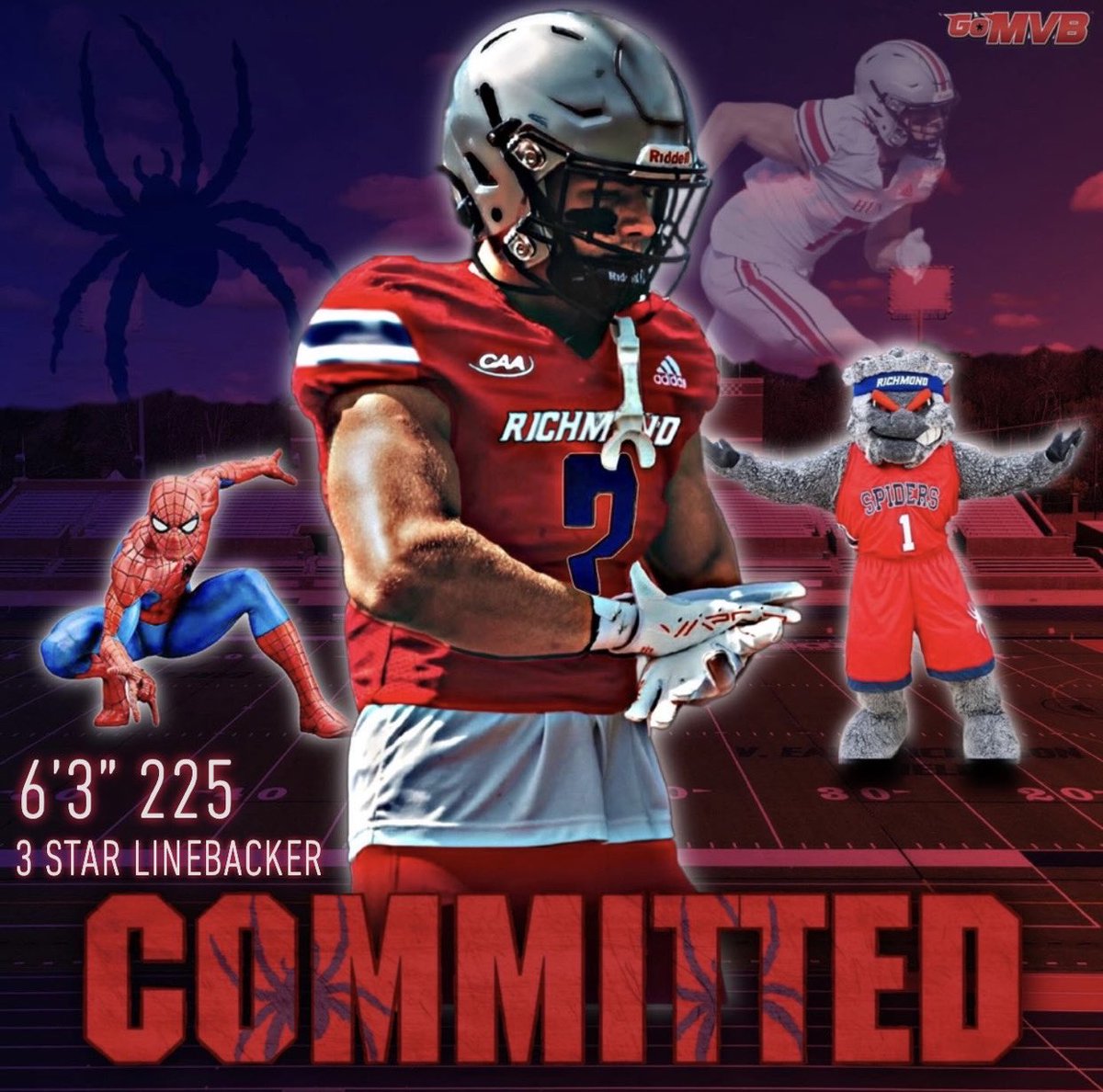 Christian “Bear 🐻” Soltis 3⭐️Linebacker (@christian_troy3) on Twitter photo Incredibly pumped up and honored to announce my commitment to The University of Richmond‼️🕷️ Thank you <a href="/RussHuesman/">Russ Huesman</a> and <a href="/CoachWoodLB/">Justin Wood</a> for believing me and blessing me with this amazing opportunity. Time to win championship’s. #COMMITTED #AGTG #WEAREUR
<a href="/Spiders_FB/">Richmond Spiders Football</a> <a href="/Red_Zone75/">Todd Smith</a> Incredibly pumped up and honored to announce my commitment to The University of Richmond‼️🕷️ Thank you <a href="/RussHuesman/">Russ Huesman</a> and <a href="/CoachWoodLB/">Justin Wood</a> for believing me and blessing me with this amazing opportunity. Time to win championship’s. #COMMITTED #AGTG #WEAREUR
<a href="/Spiders_FB/">Richmond Spiders Football</a> <a href="/Red_Zone75/">Todd Smith</a>