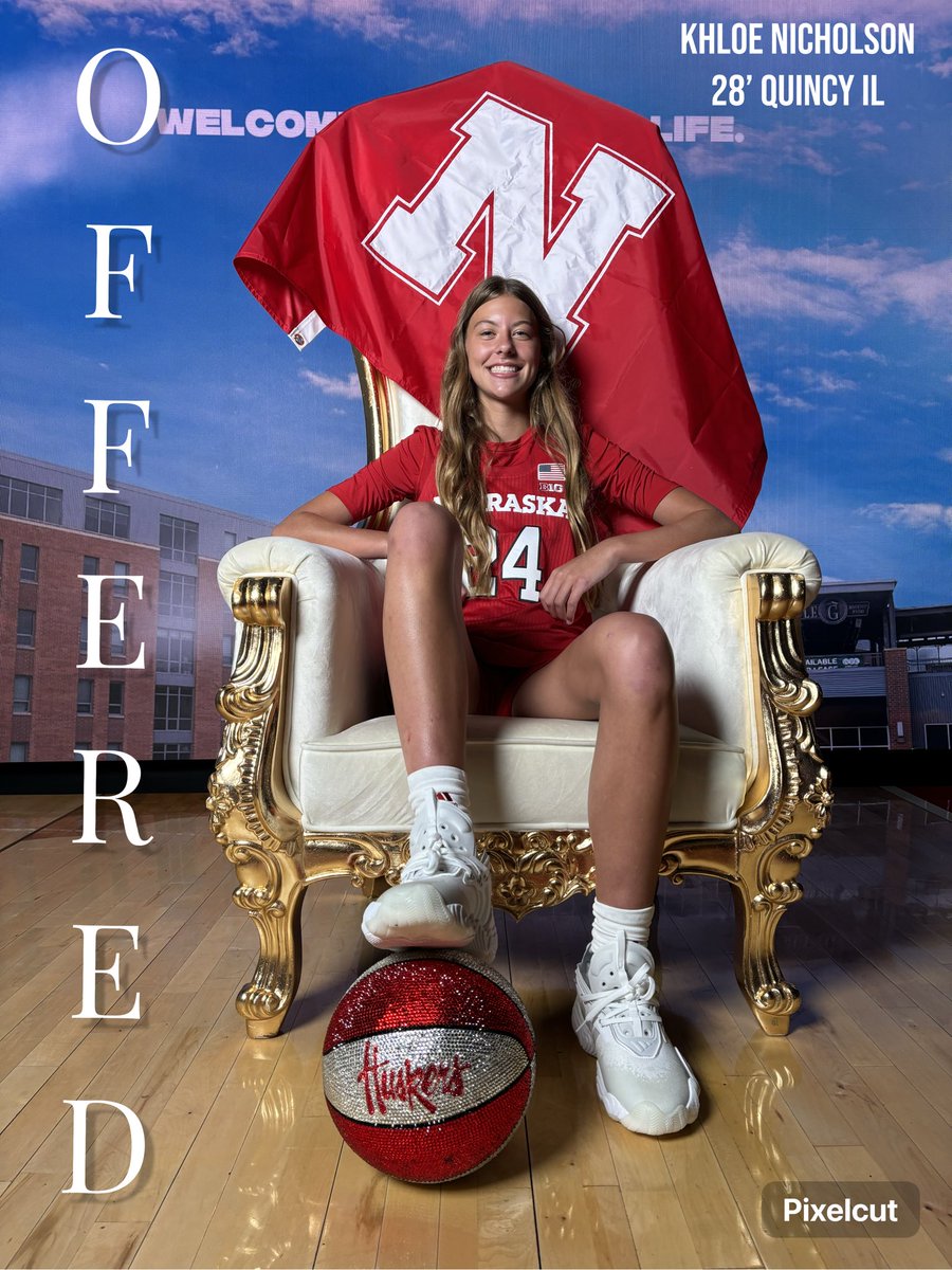 After an amazing unofficial visit I’m excited to announce that I have received an offer from <a href="/HuskerWBB/">Nebraska Women's Basketball</a> thank you <a href="/gussowilliams5/">Amy Williams</a> and <a href="/CoachJKeller/">Jessica Keller</a>!   <a href="/greglogs/">Greg Logsdon</a> <a href="/MissouriPhenom/">Phenom Basketball</a>