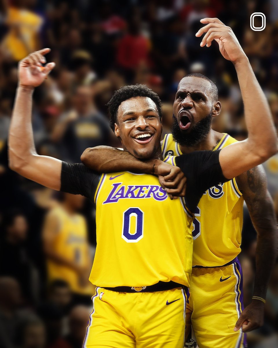 DREAM COME TRUE!!! BRONNY JAMES IS A LOS ANGELES LAKER 🤩🤩🤩