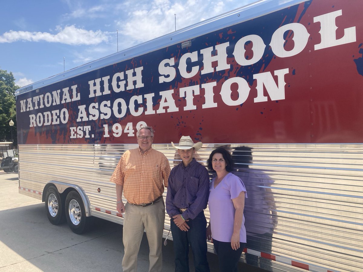 Congratulations to Brady Hayes, son of Pat &amp; Kathy, @sukupmfg dealer from Louisiana; who made it to the Junior High Rodeo Finals in Des Moines.  Impressive accomplishment!