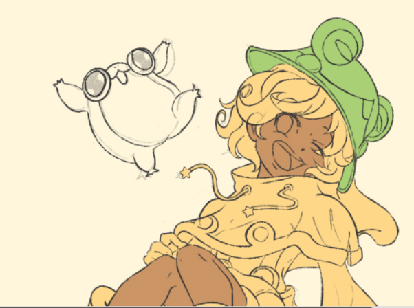 bunnithy's tweet photo. Frog one... or frog two... hm. #milio https://t.co/n6TFxoVsyG